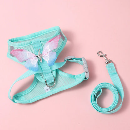 Small Pet Dog Harness and Leash Set