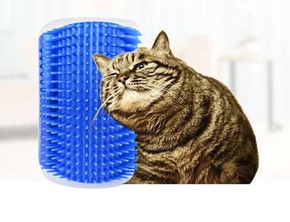 Pet Cat Corner Scratching Rubbing Brush