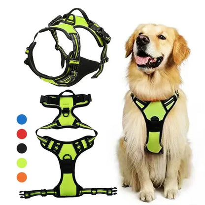 Reflective Adjustable Breathable Harness Vest Chest Strap