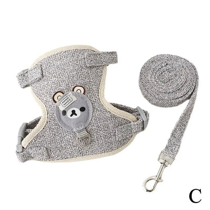 Pet Cat Dog  Adjustable Breathable Harness Leash
