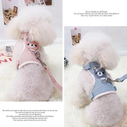 Pet Cat Dog  Adjustable Breathable Harness Leash