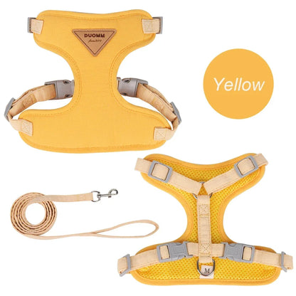 Pet Cat Puppy Outdoor Walking Harness and Leash Set