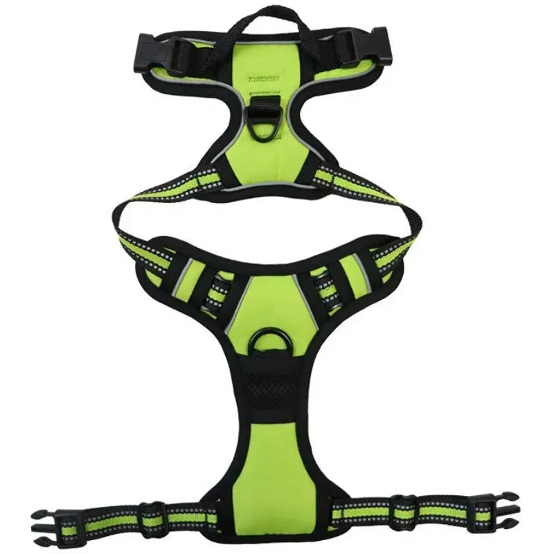 Reflective Adjustable Breathable Harness Vest Chest Strap