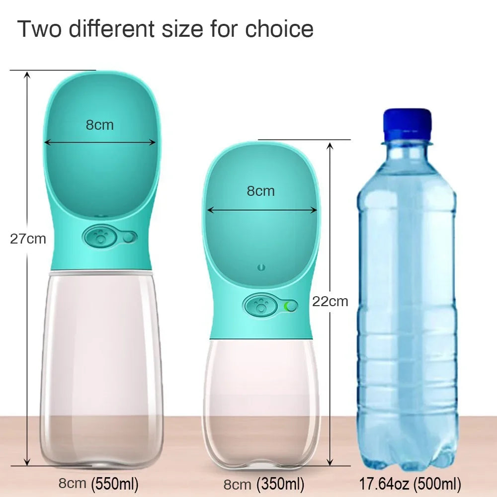 350ml/550ml Portable Dog Water Bottle