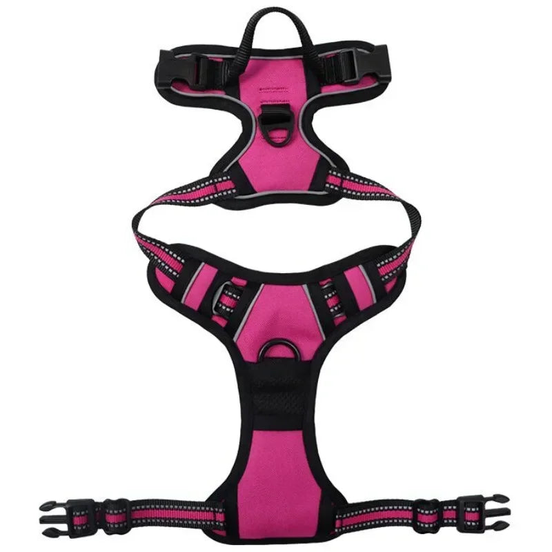 Reflective Adjustable Breathable Harness Vest Chest Strap