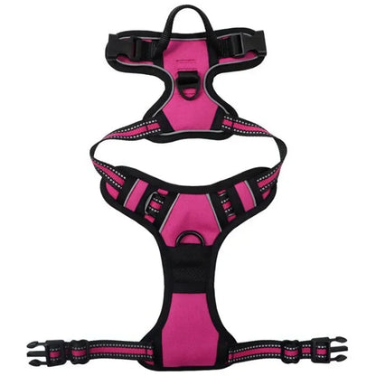 Reflective Adjustable Breathable Harness Vest Chest Strap