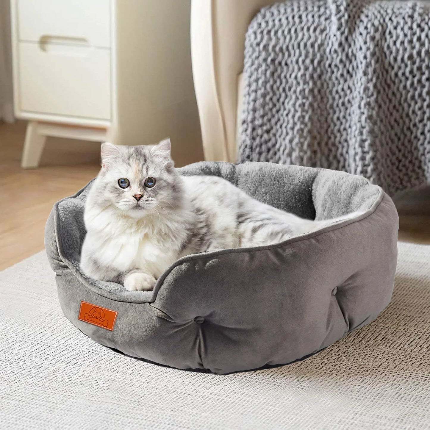 Pet Cat Dog Soft Washable Non-Slip Bed