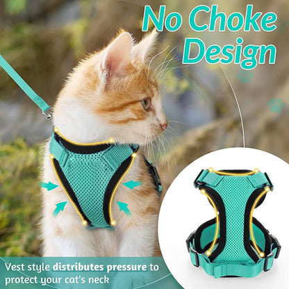 Pet Cat Harness and Leash Adjustable