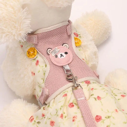 Pet Cat Dog  Adjustable Breathable Harness Leash
