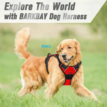Pet Dog Collars Harness Big Vests Leash