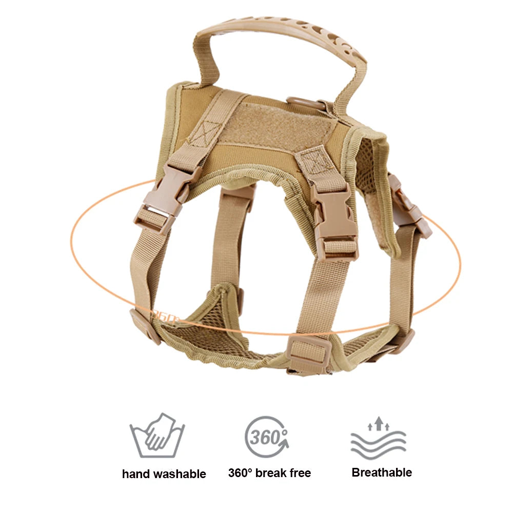 Tactical Pet Cat Harness Adjustable