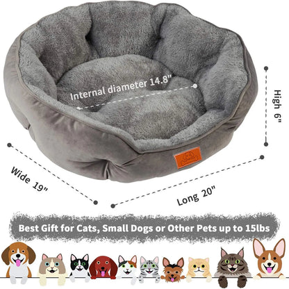 Pet Cat Dog Soft Washable Non-Slip Bed