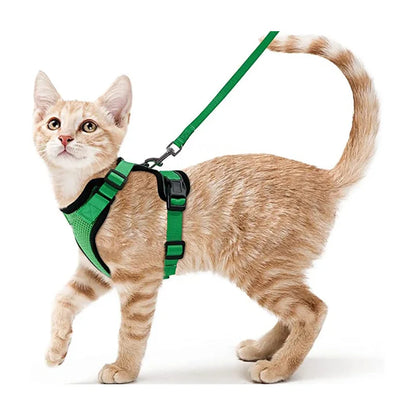 Pet Cat Harness and Leash Adjustable