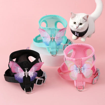 Small Pet Dog Harness and Leash Set