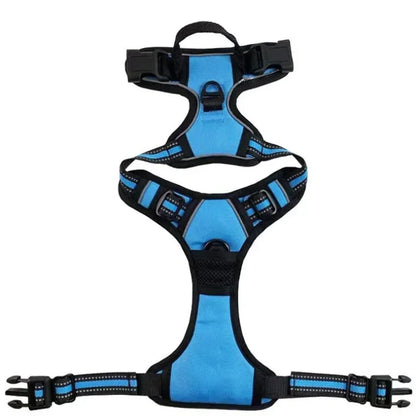 Reflective Adjustable Breathable Harness Vest Chest Strap