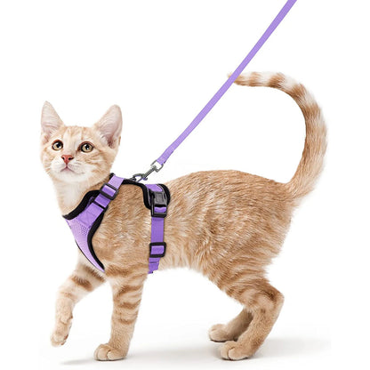 Pet Cat Harness and Leash Adjustable
