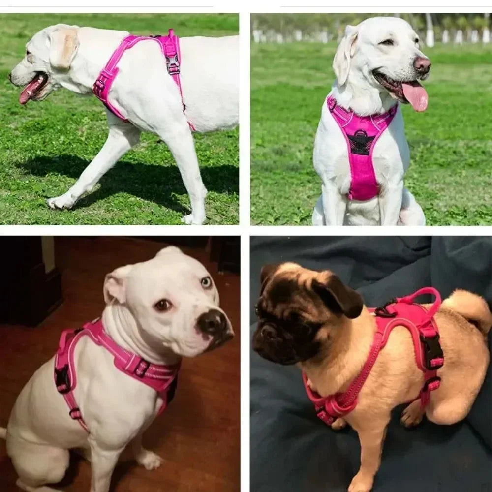 Reflective Adjustable Breathable Harness Vest Chest Strap