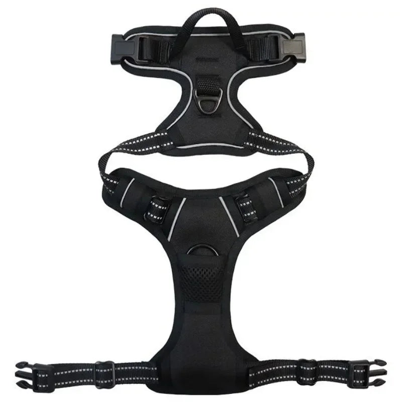 Reflective Adjustable Breathable Harness Vest Chest Strap