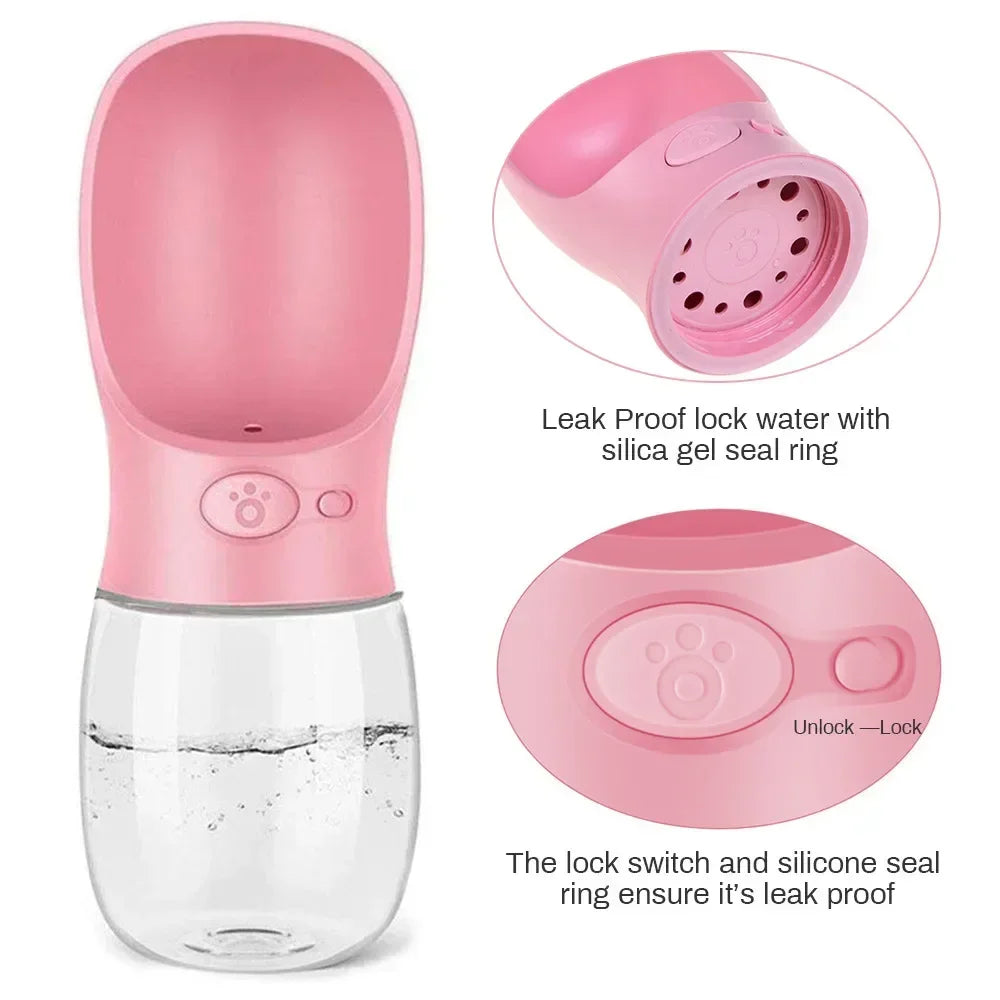 350ml/550ml Portable Dog Water Bottle