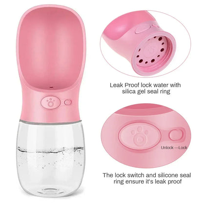 350ml/550ml Portable Dog Water Bottle