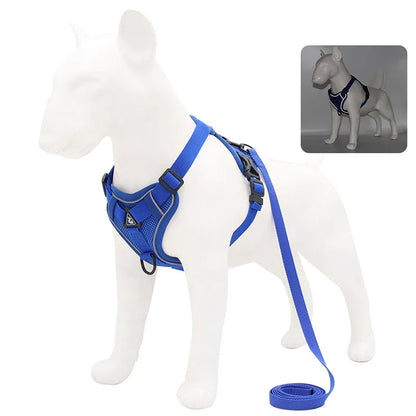 No Pull Pet Dog Harness and Leash Set Adjustable