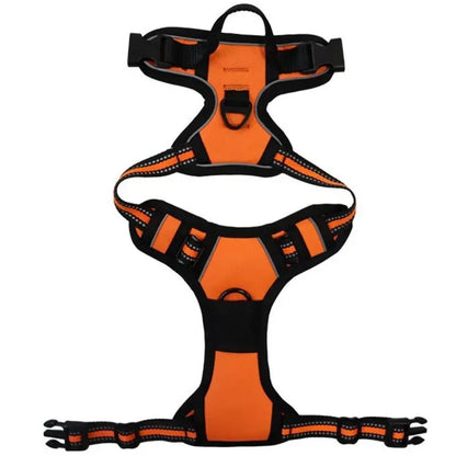 Reflective Adjustable Breathable Harness Vest Chest Strap