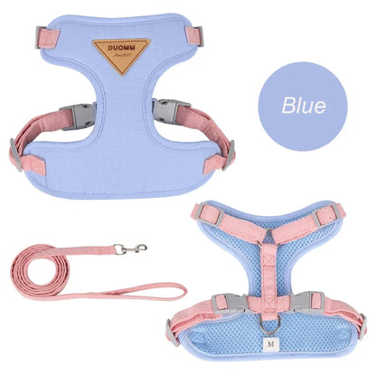 Pet Cat Puppy Outdoor Walking Harness and Leash Set