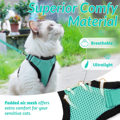 Pet Cat Harness and Leash Adjustable