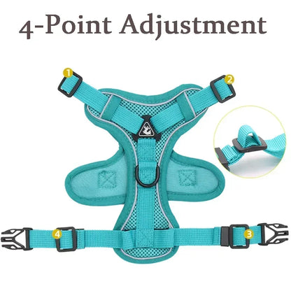 No Pull Pet Dog Harness and Leash Set Adjustable