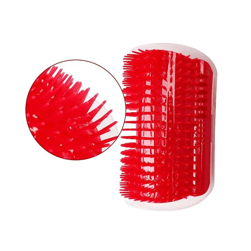 Pet Cat Corner Scratching Rubbing Brush