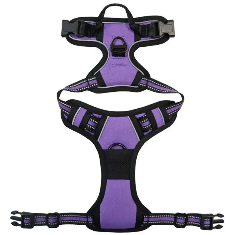 Reflective Adjustable Breathable Harness Vest Chest Strap