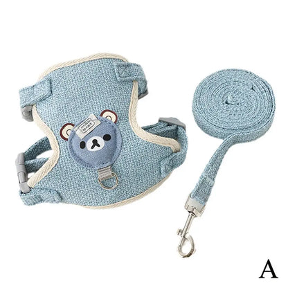 Pet Cat Dog  Adjustable Breathable Harness Leash