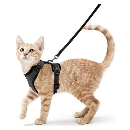 Pet Cat Harness and Leash Adjustable