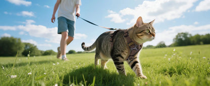 Adjustable Pet Cat Harness and Leash Set