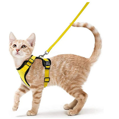 Pet Cat Harness and Leash Adjustable